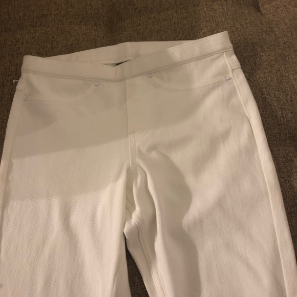 Hue Women's Original Denim Jean Leggings, White, XS - Picture 5 of 6